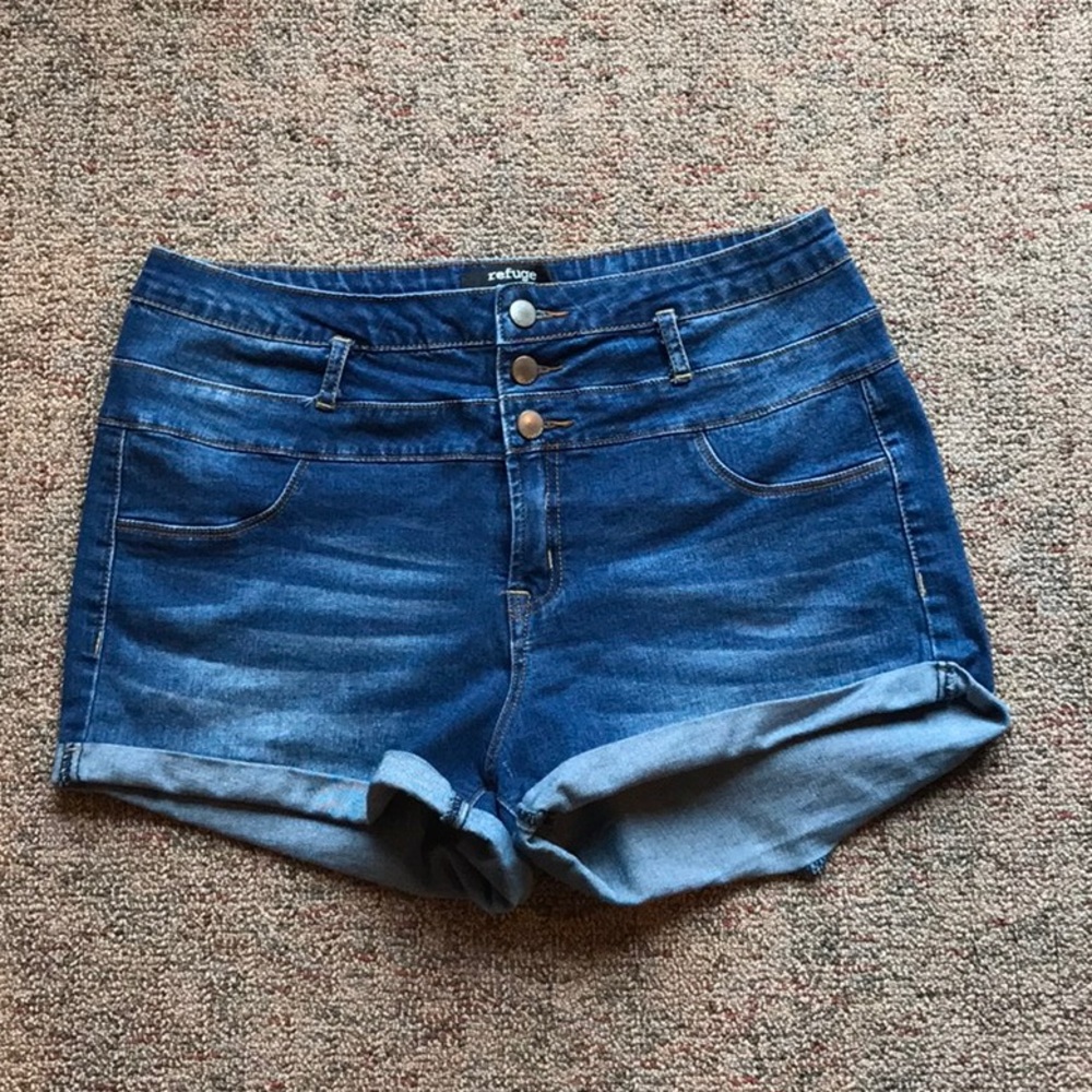 Denim shorts
